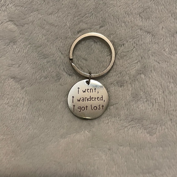 Silver Dog Tag Keychain - Picture 4 of 4